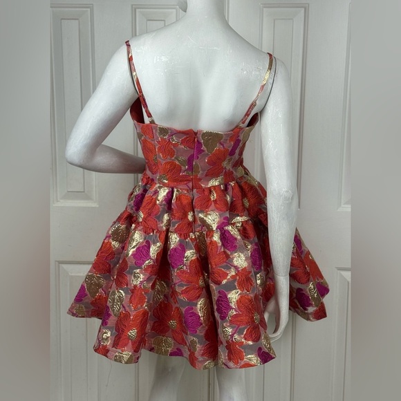 Violet Weekend Floral Jacquard Fit and Flare Dress Size 7/8. C8 - Picture 17 of 17